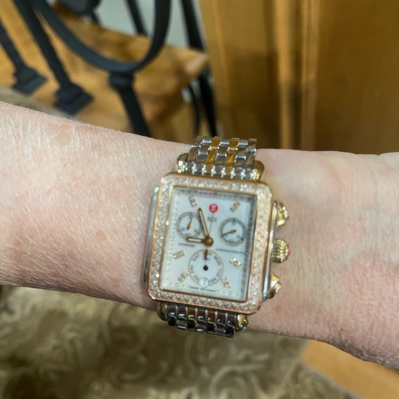 MICHELE DECO XL DIAMOND WATCH - Picture 13 of 13